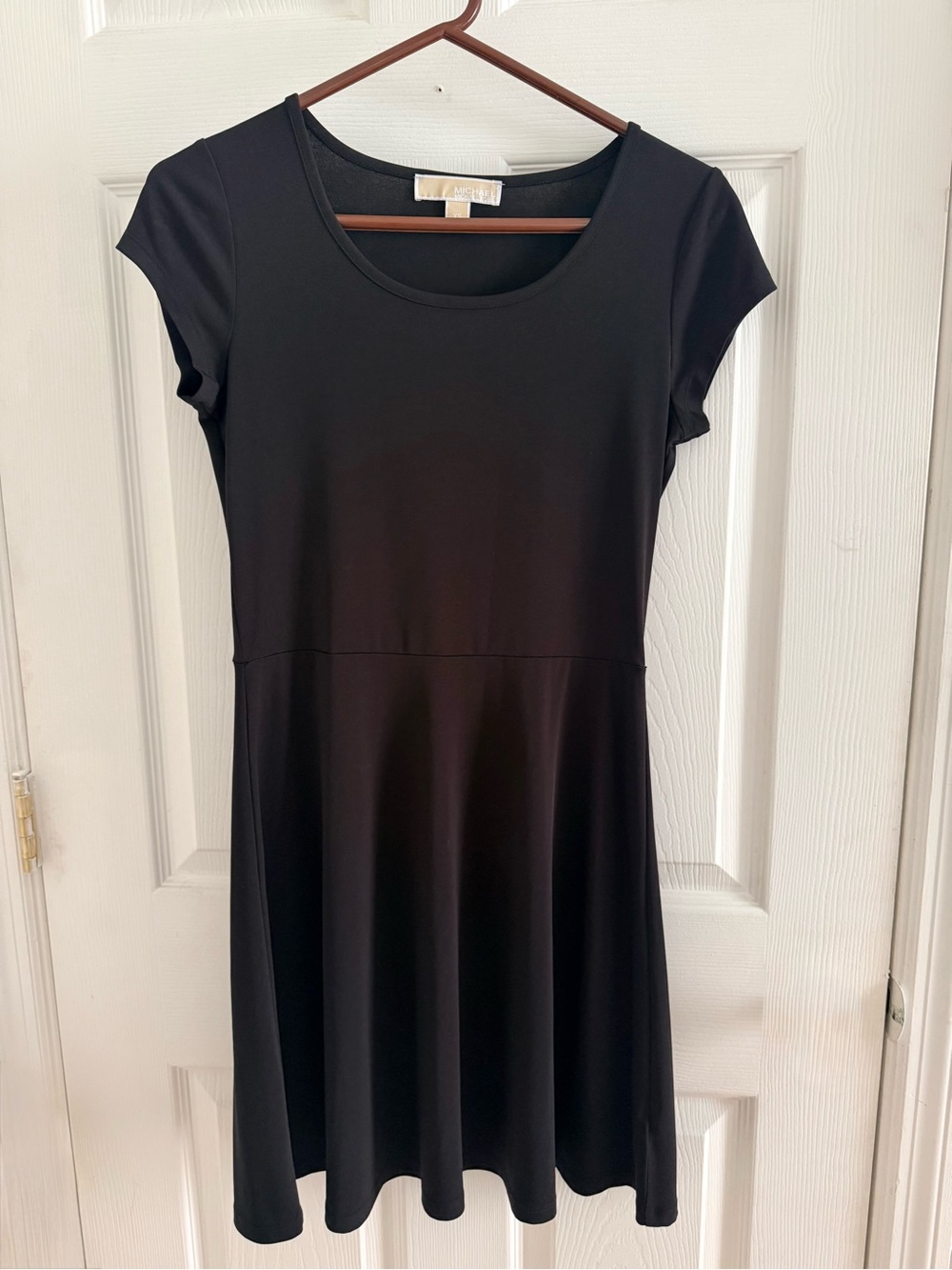 Michael Kors Classic Black Fit & Flare Dress - Women's